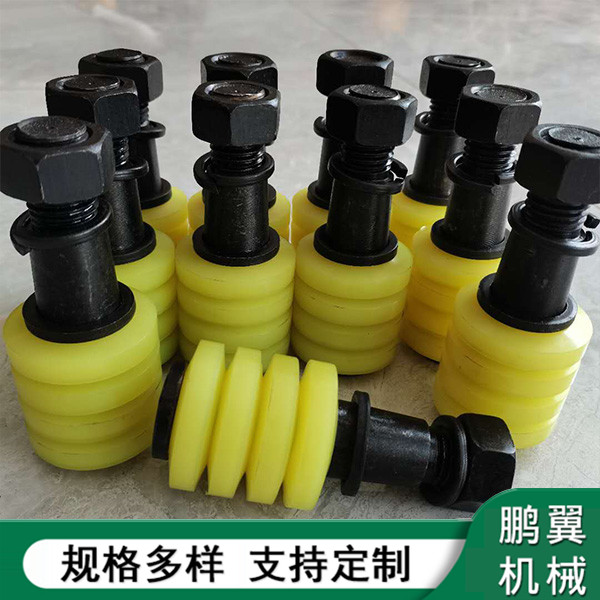 福建靠背銷螺栓+彈性膠圈+擋圈